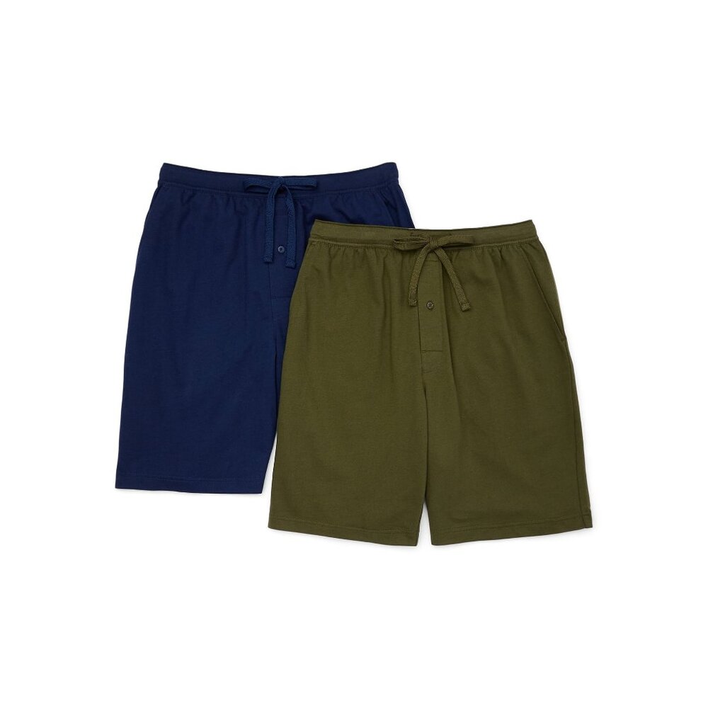 Hanes Originals Men's Soft  Knit Sleep Shorts 2-Pack